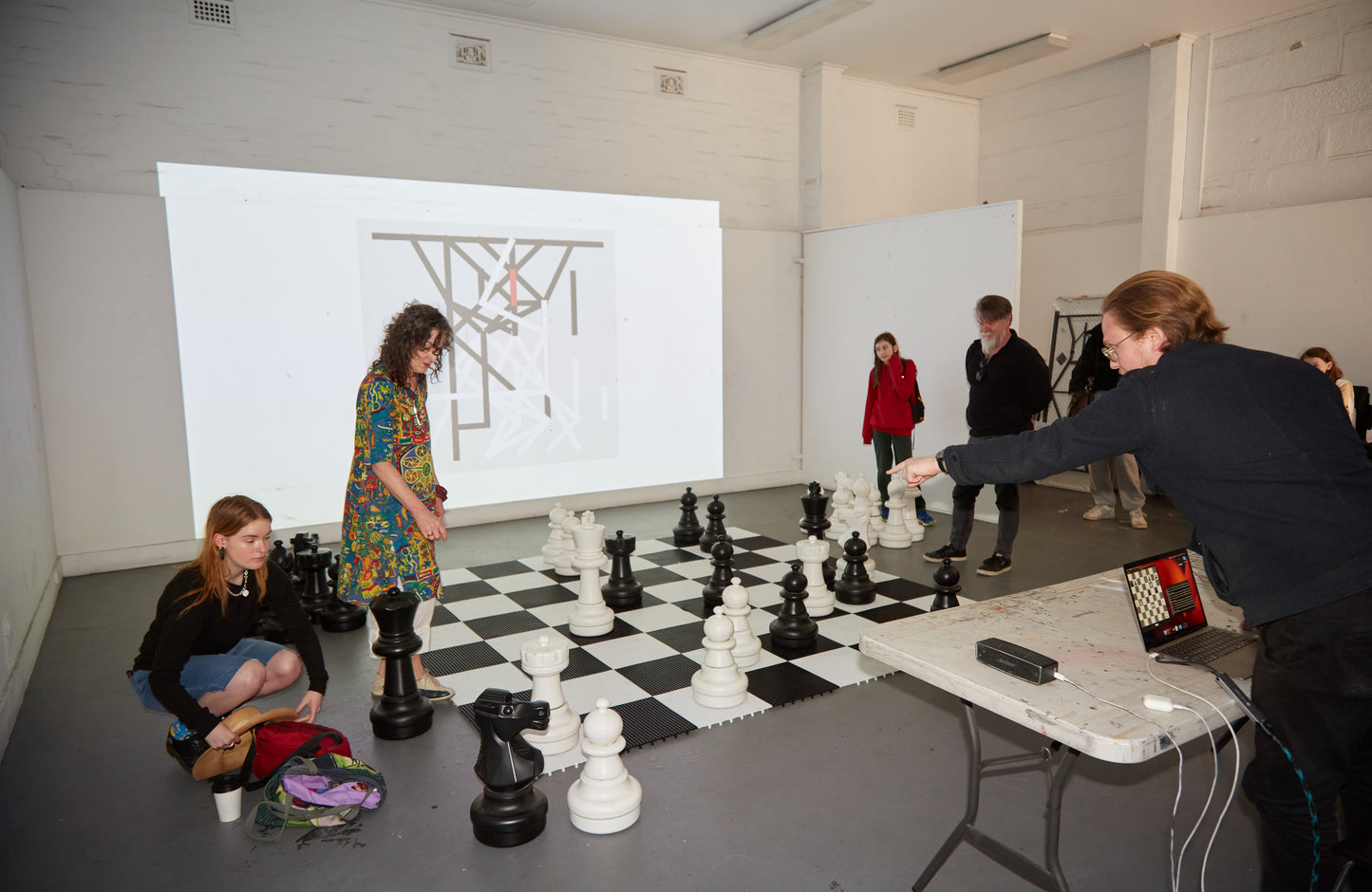 Live Chess Art Event